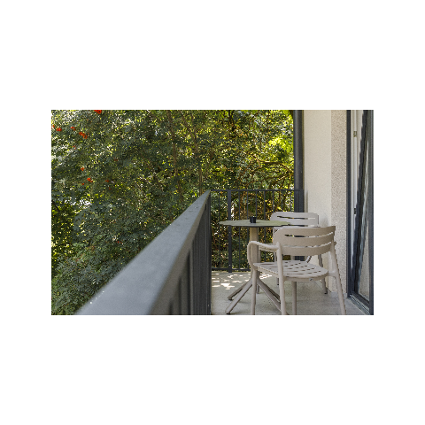 Balkon im Boutique Hotel Sole Privater Balkon im Boutique Hotel Sole in Sterzing mit Blick ins Grüne – ideal zum Entspannen und Genießen der Natur.